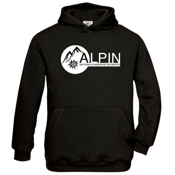 GYD SKI Kinder Hoodie schwarz