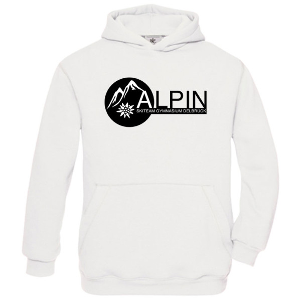 GYD SKI Kinder Hoodie white